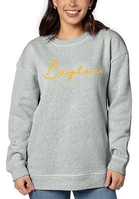 Baylor Bears Womens Green Warm Up Crew Sweatshirt