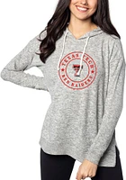 Texas Tech Red Raiders Womens Grey Tunic Hooded Sweatshirt