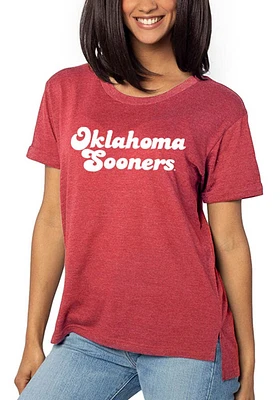 Oklahoma Sooners Womens Crimson Must Have Short Sleeve T-Shirt