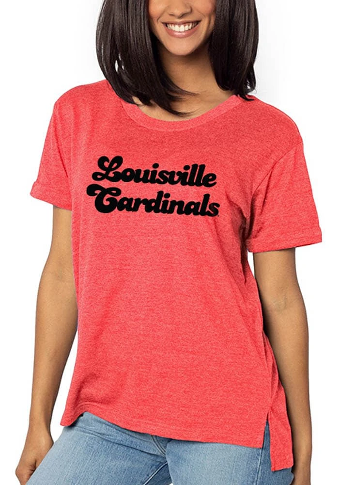 Louisville Cardinals Womens Red Must Have Short Sleeve T-Shirt