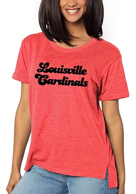 Louisville Cardinals Womens Red Must Have Short Sleeve T-Shirt