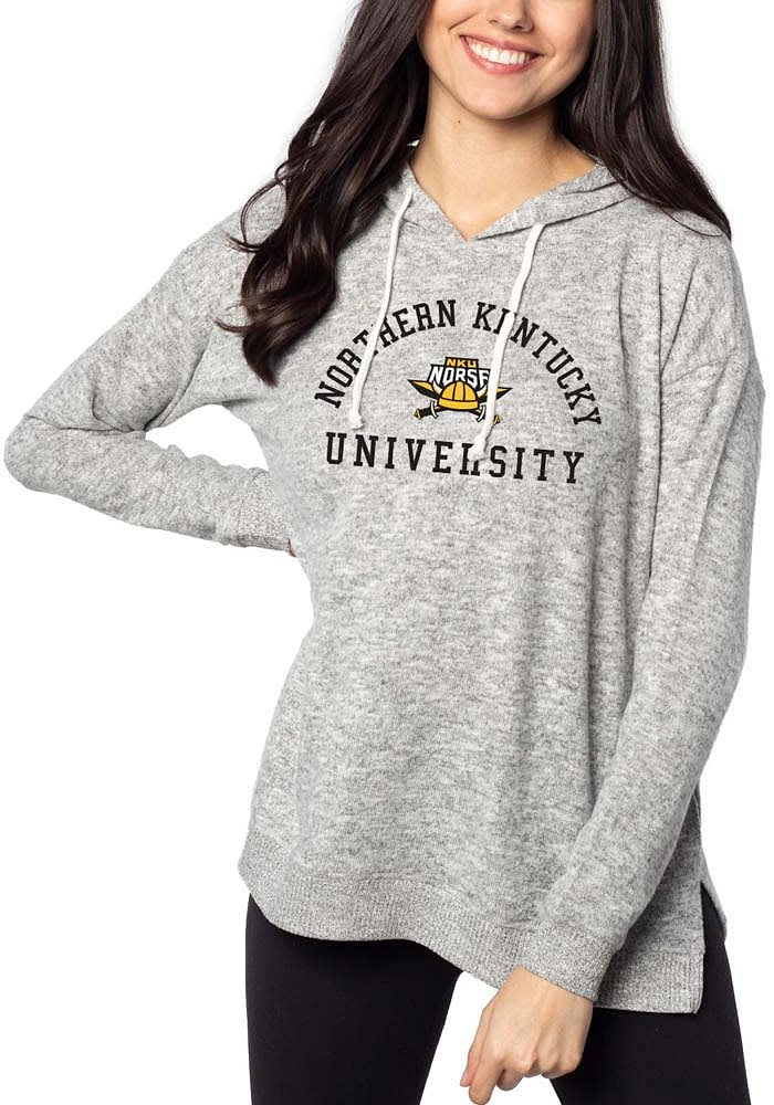 Northern Kentucky Norse Womens Grey Tunic Hooded Sweatshirt