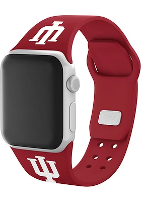 Indiana Hoosiers Red Silicone Sport Apple Watch Band