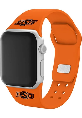 Oklahoma State Cowboys Orange Silicone Sport Apple Watch Band