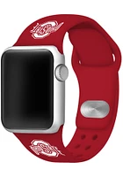 Ohio State Buckeyes Red Silicone Sport Apple Watch Band