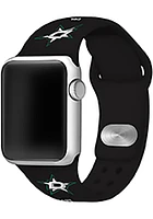 Dallas Stars Black Silicone Sport Apple Watch Band