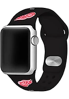 Detroit Red Wings Black Silicone Sport Apple Watch Band