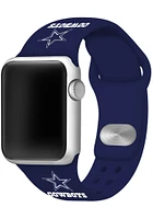 Dallas Cowboys Navy Blue Silicone Sport Apple Watch Band