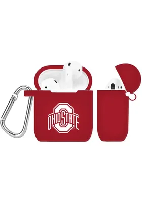 Ohio State Buckeyes Silicone AirPod Keychain - Red