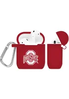 Ohio State Buckeyes Silicone AirPod Keychain - Red