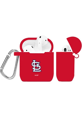 St Louis Cardinals Silicone AirPod Keychain - Red