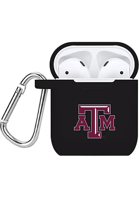 Texas A&M Aggies Silicone Airpods Case Cover Keychain
