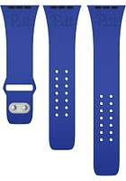 Pitt Panthers Blue Debossed Silicone Apple Watch Band