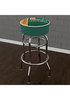 Miami Hurricanes Logo Foam Padded Pub Stool - Green