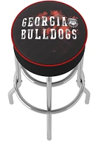 Georgia Bulldogs Smoke Foam Padded Pub Stool - Red