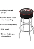 Georgia Bulldogs Smoke Foam Padded Pub Stool - Red