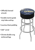 Buffalo Sabres Foam Padded Pub Stool - Yellow