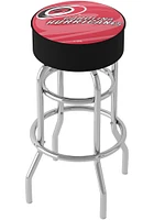 Carolina Hurricanes Wordmark and Logo Foam Padded Pub Stool - Red