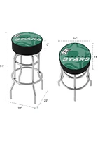 Dallas Stars Wordmark and Logo Foam Padded Pub Stool - Green