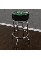 Minnesota Wild Wordmark and Logo Foam Padded Pub Stool - Green