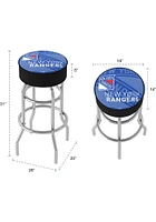 New York Rangers Wordmark and Logo Foam Padded Pub Stool - Blue