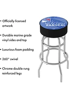 New York Rangers Wordmark and Logo Foam Padded Pub Stool - Blue