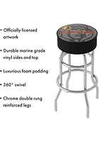 Ottawa Senators Wordmark and Logo Foam Padded Pub Stool - Red