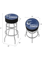 Vancouver Canucks Wordmark and Logo Foam Padded Pub Stool - Blue