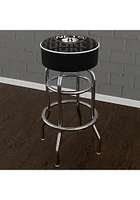 Brooklyn Nets City Foam Padded Pub Stool - White