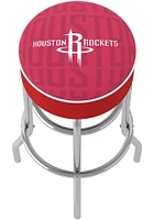 Houston Rockets City Foam Padded Pub Stool - Red