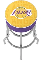 Los Angeles Lakers City Foam Padded Pub Stool - Yellow