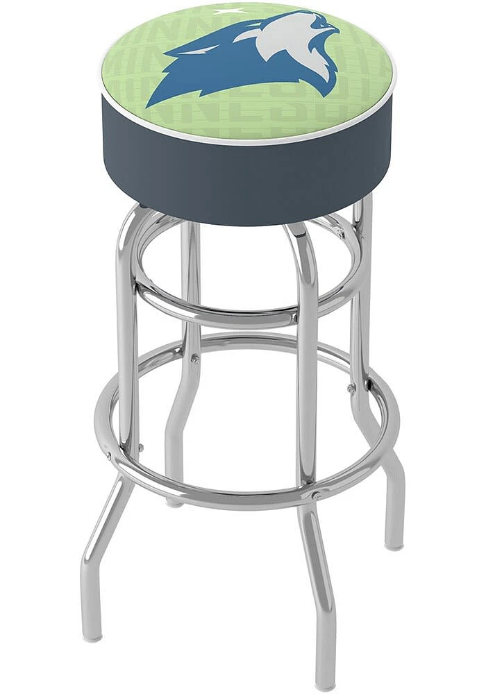 Minnesota Timberwolves City Foam Padded Pub Stool - Green
