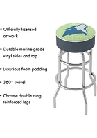 Minnesota Timberwolves City Foam Padded Pub Stool - Green