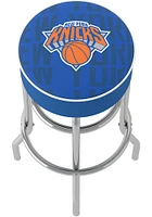 New York Knicks City Foam Padded Pub Stool - Blue