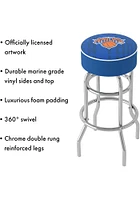 New York Knicks City Foam Padded Pub Stool - Blue