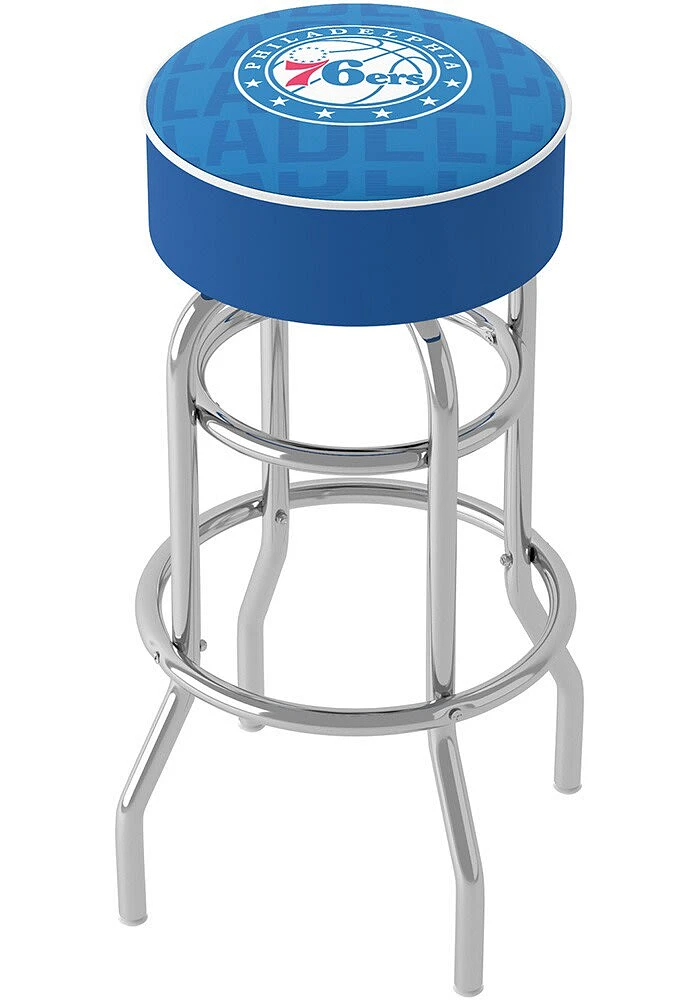 Philadelphia 76ers City Foam Padded Pub Stool - Blue