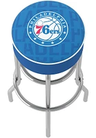 Philadelphia 76ers City Foam Padded Pub Stool - Blue