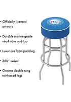 Philadelphia 76ers City Foam Padded Pub Stool - Blue
