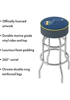 Utah Jazz City Foam Padded Pub Stool - Blue