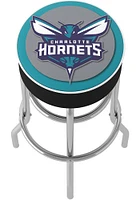 Charlotte Hornets Foam Padded Pub Stool - Blue