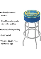 Golden State Warriors Logo Foam Padded Pub Stool - Yellow