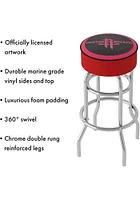 Houston Rockets Foam Padded Pub Stool - Red