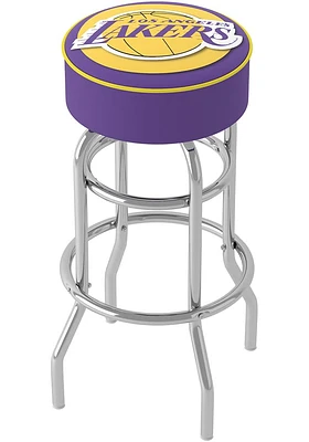 Los Angeles Lakers Foam Padded Pub Stool - Yellow