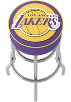 Los Angeles Lakers Foam Padded Pub Stool - Yellow