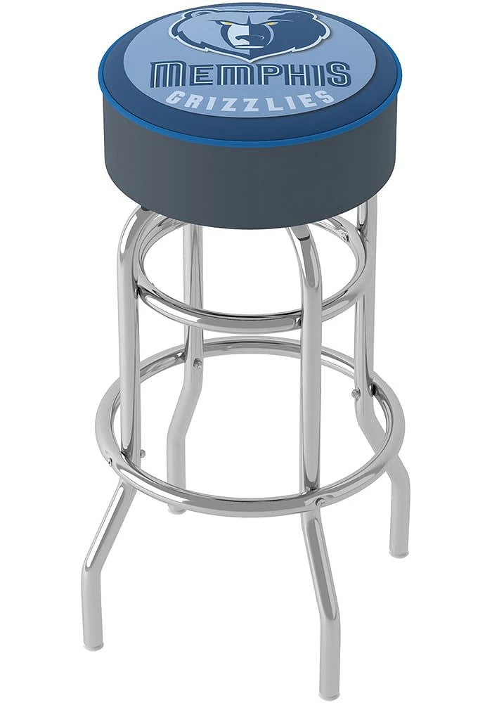 Memphis Grizzlies Foam Padded Pub Stool - Blue