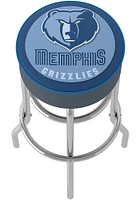 Memphis Grizzlies Foam Padded Pub Stool - Blue