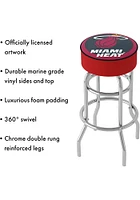 Miami Heat Foam Padded Pub Stool