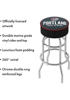 Portland Trail Blazers Foam Padded Pub Stool - Red