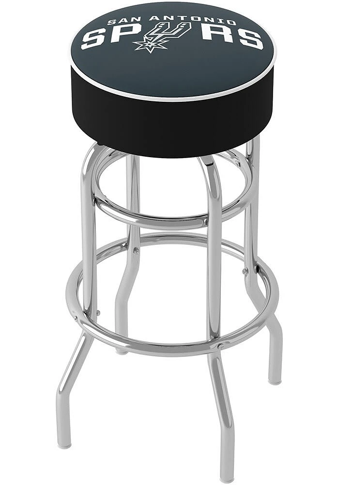 San Antonio Spurs Foam Padded Pub Stool - Black