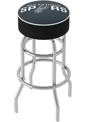 San Antonio Spurs Foam Padded Pub Stool - Black